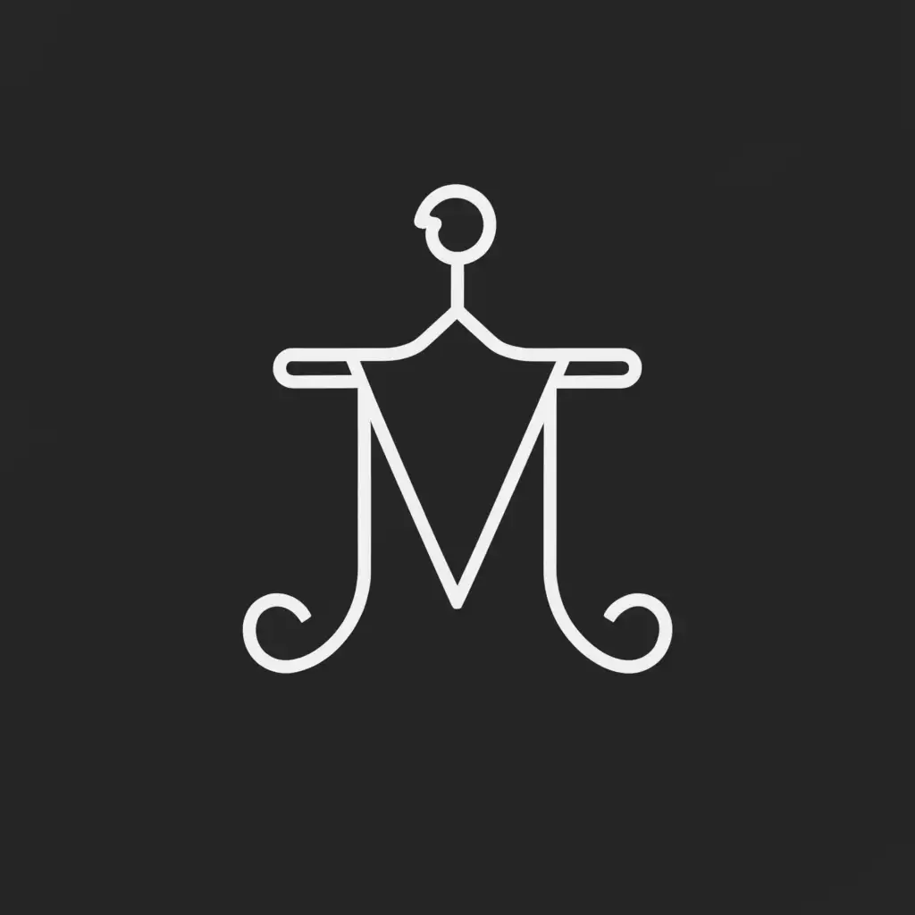 a logo design,with the text "JM", main symbol:Clothing,Moderate,be used in Retail industry,clear background