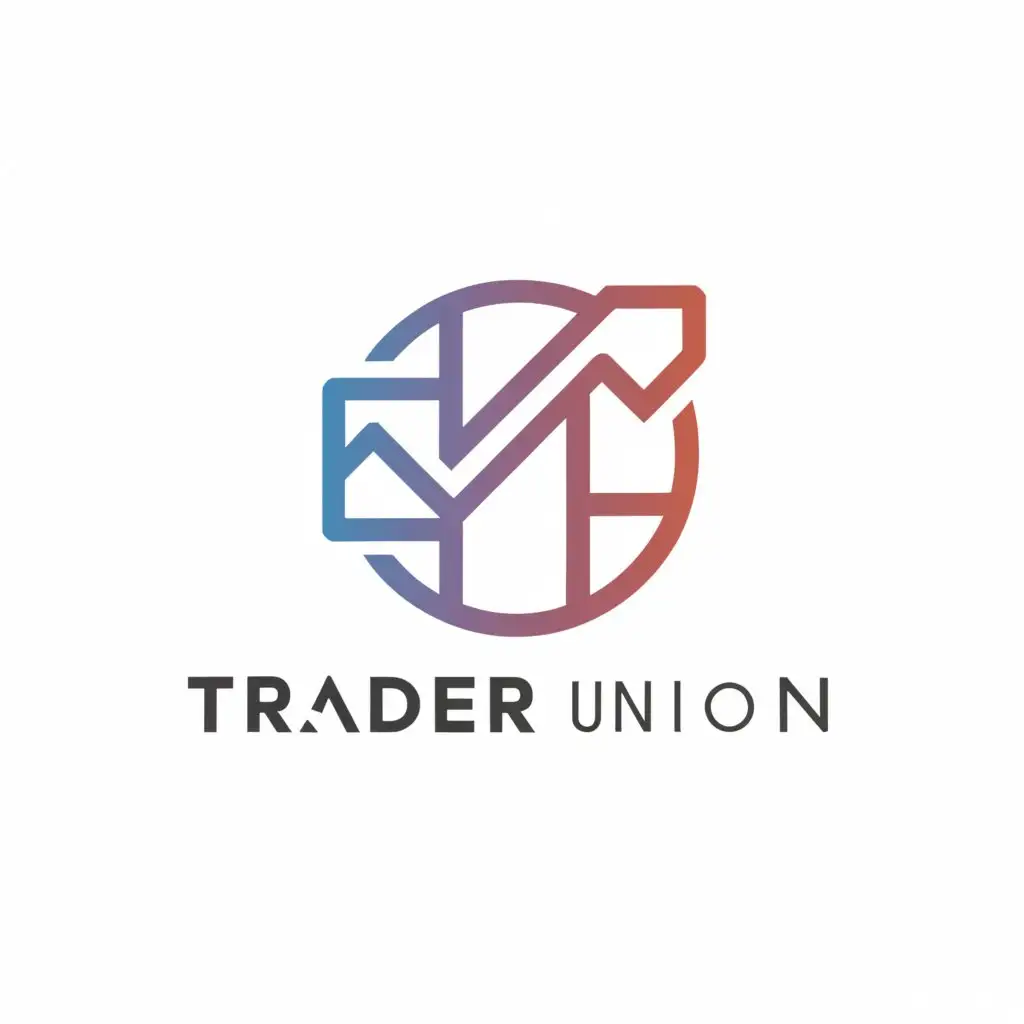 a logo design, with the text ' The Trader Union' , main symbol:trader chart, money, community,Moderate, be used in Finance industry, clear background