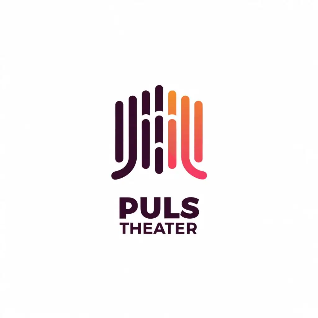 a logo design,with the text "Puls theater", main symbol:abstract,Moderate,be used in Entertainment industry,clear background