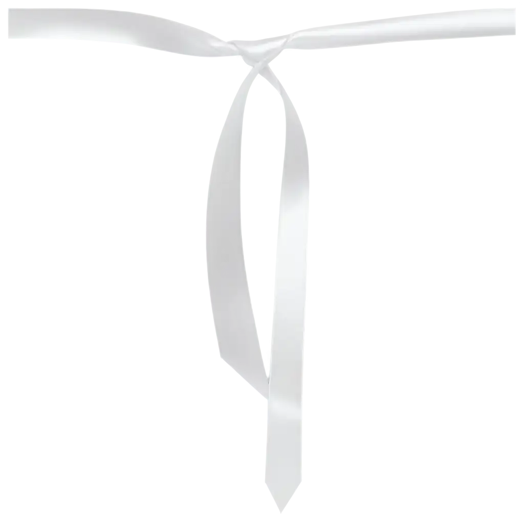 Exquisite-White-Satin-Ribbons-PNG-Enhance-Your-Designs-with-HighQuality-Transparency