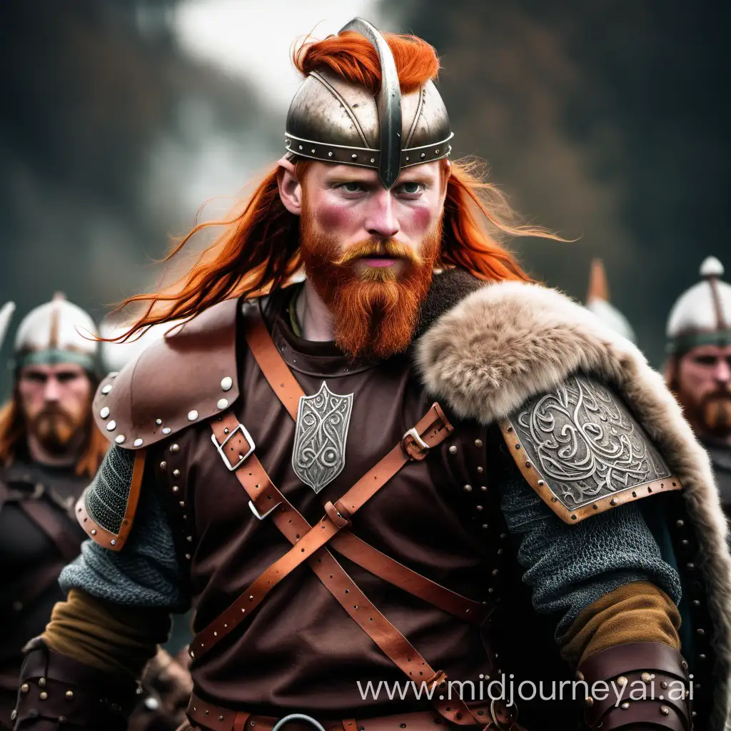 Red haired Viking warrior prince