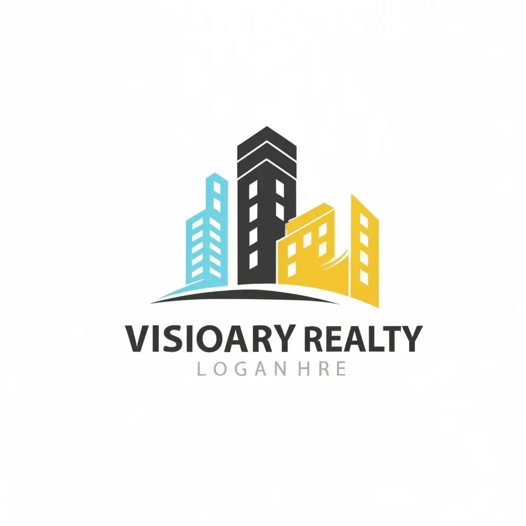 logo, Construction, with the text "Visionary Realty", typography, be used in Construction industry