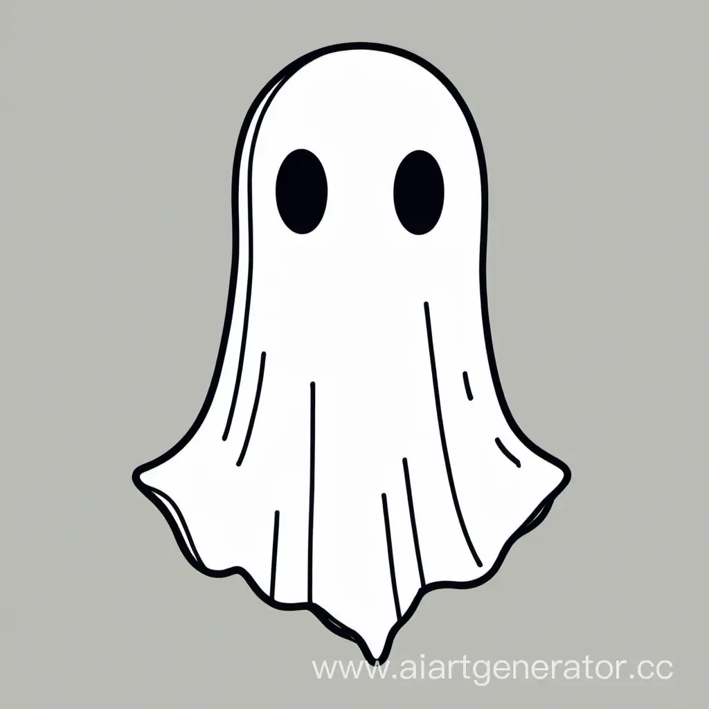 Minimalist-2D-Ghost-Drawing-Simple-Line-Art-Specter