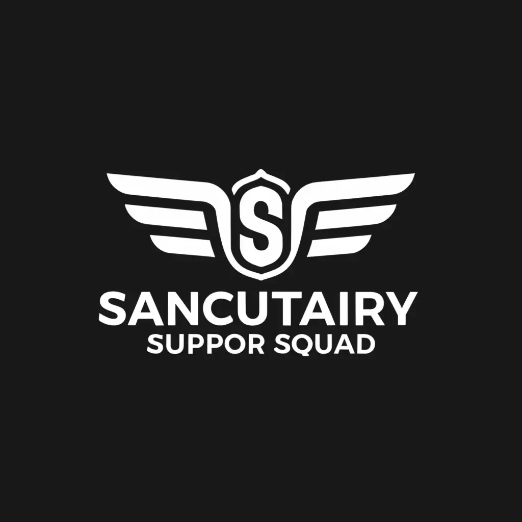 a logo design,with the text "Sanctuary Support Squad", main symbol:Sanctuary Support Squad,Moderate,clear background