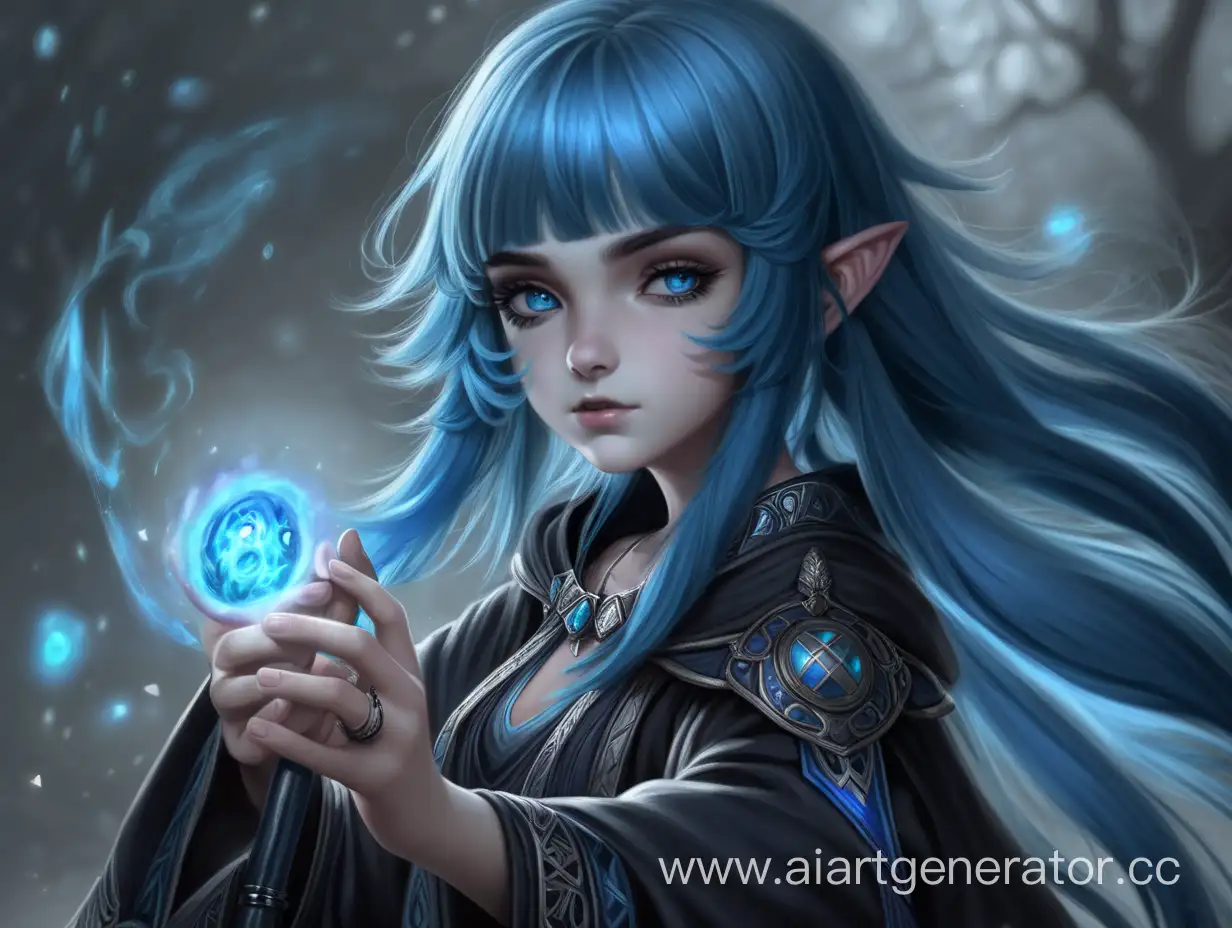 Девушка с необычными синими волосами, чёрными как ночь глазами. Являясь дочерью Великой ведьмы севера, она стала сильнейшим магом империи Аскарот. 