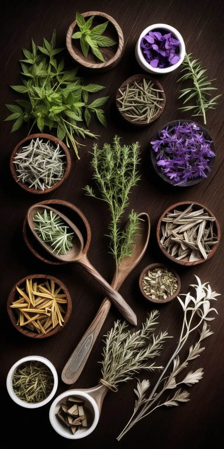 herbs offering medicinal and emotional support


