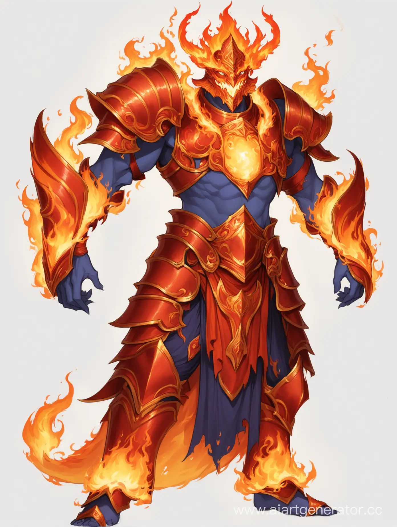 Fiery-Genies-Armor-with-Mystical-Flames