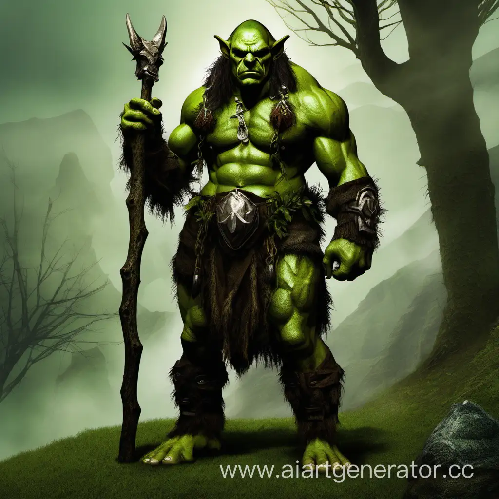 Confident-Orc-Druid-Standing-Tall-in-the-Forest