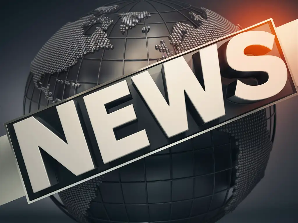 Global News Channel Logo with Bold Text