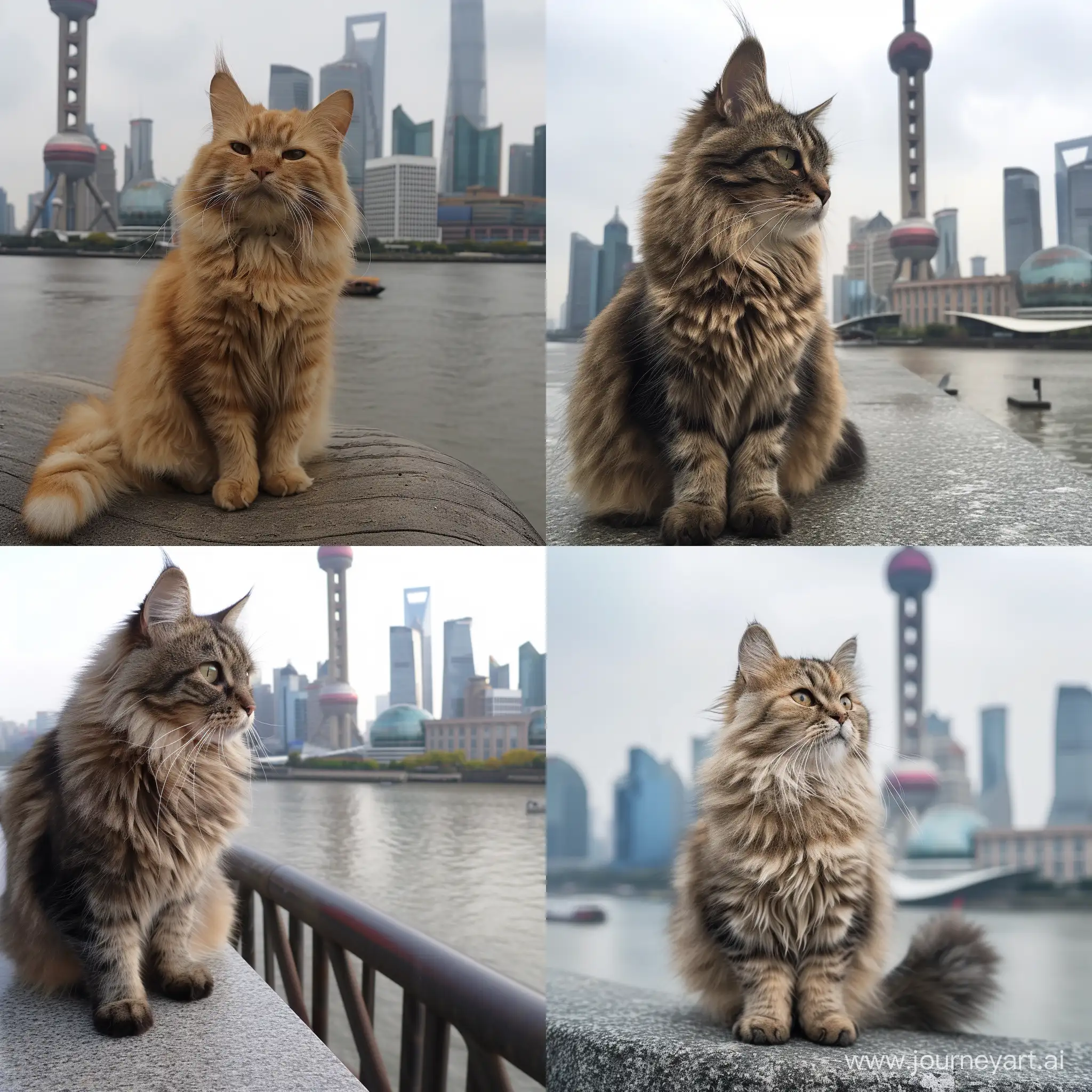 Adorable-Fluffy-Cat-Exploring-Vibrant-Streets-of-Shanghai