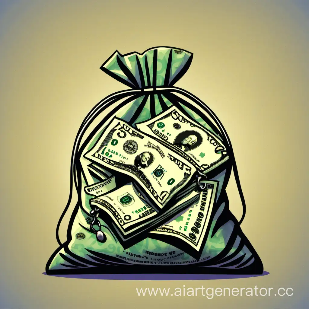 Financial-Success-Symbol-Overflowing-Bag-of-Money