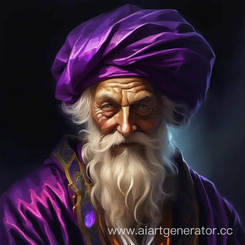 Mysterious-Alchemist-Portrait-of-an-Old-Man-in-Bright-Robe-and-Turban