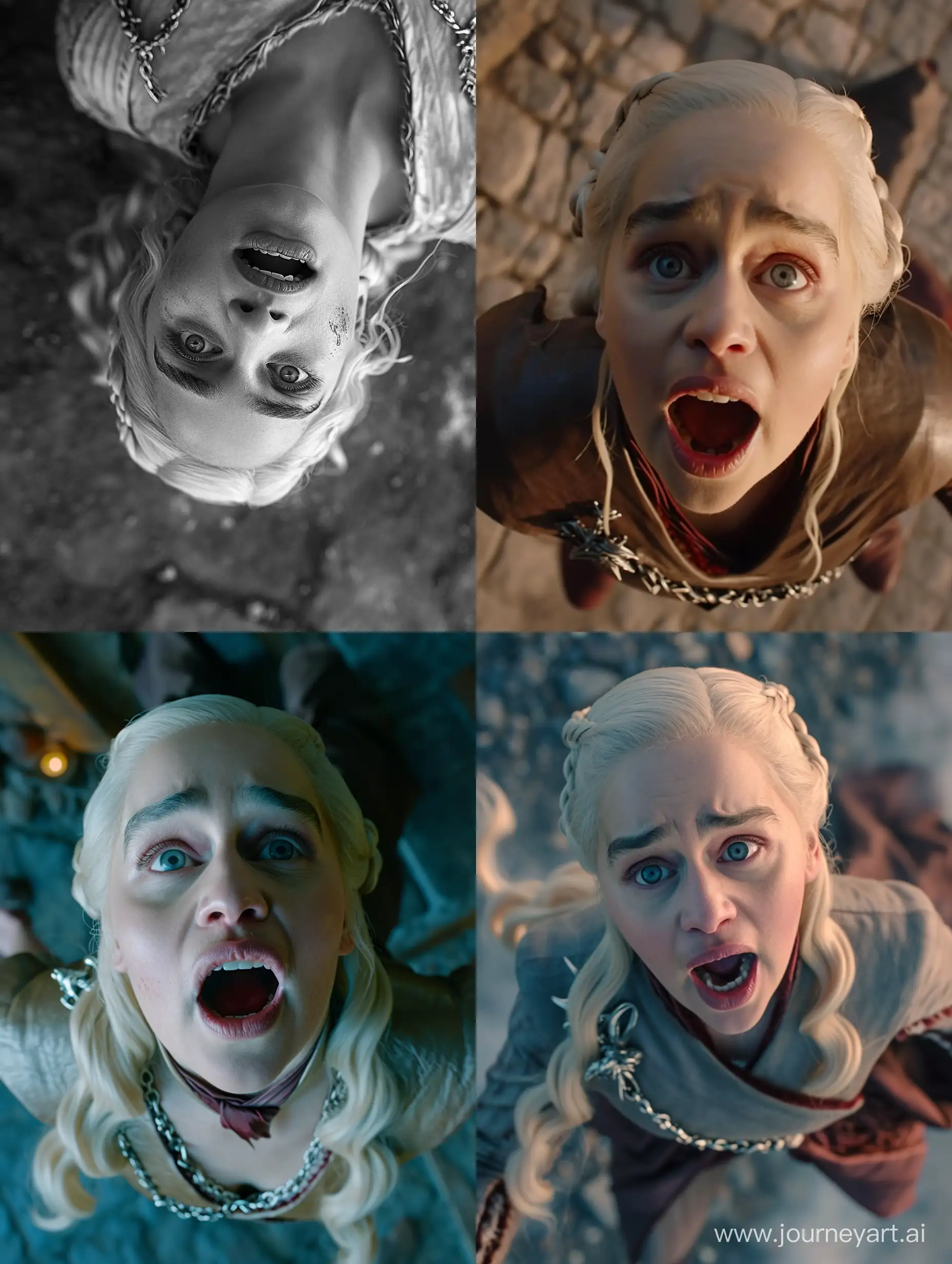 Daenerys-Targaryen-Pleads-with-Open-Mouth-Aerial-View