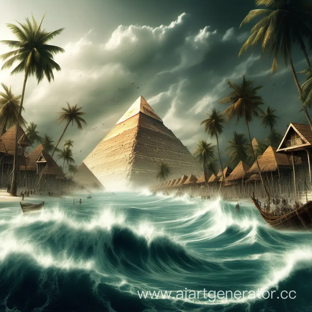 Natural-Calamity-Devastating-Wave-Submerges-Pyramids-and-Palm-Trees