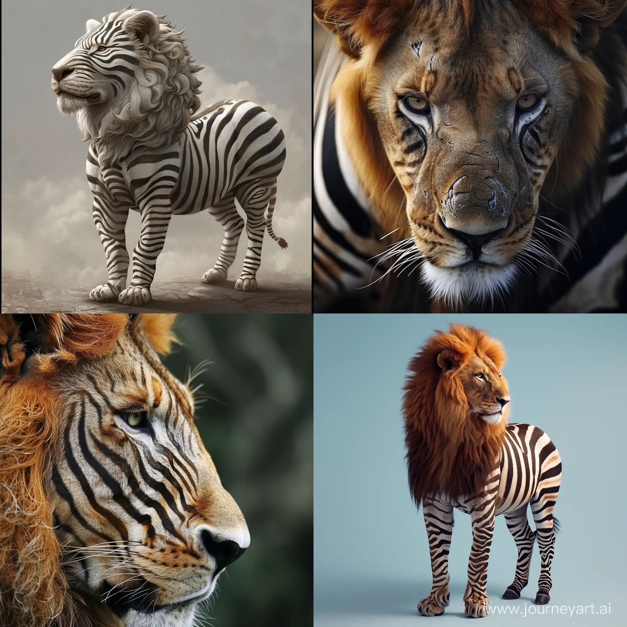 Majestic-LionZebra-Hybrid-Digital-Art-Striking-Wildlife-Fusion