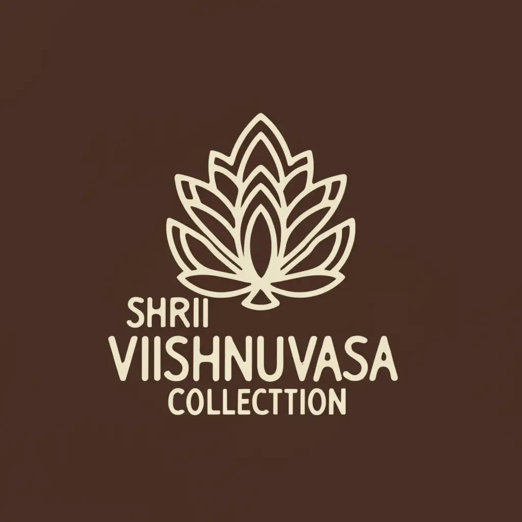 a logo design,with the text "Shri Vishnuvasa Collection", main symbol:Vishnuvasa Collection,Moderate,clear background