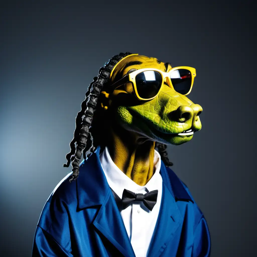 aligator as snoop dog
