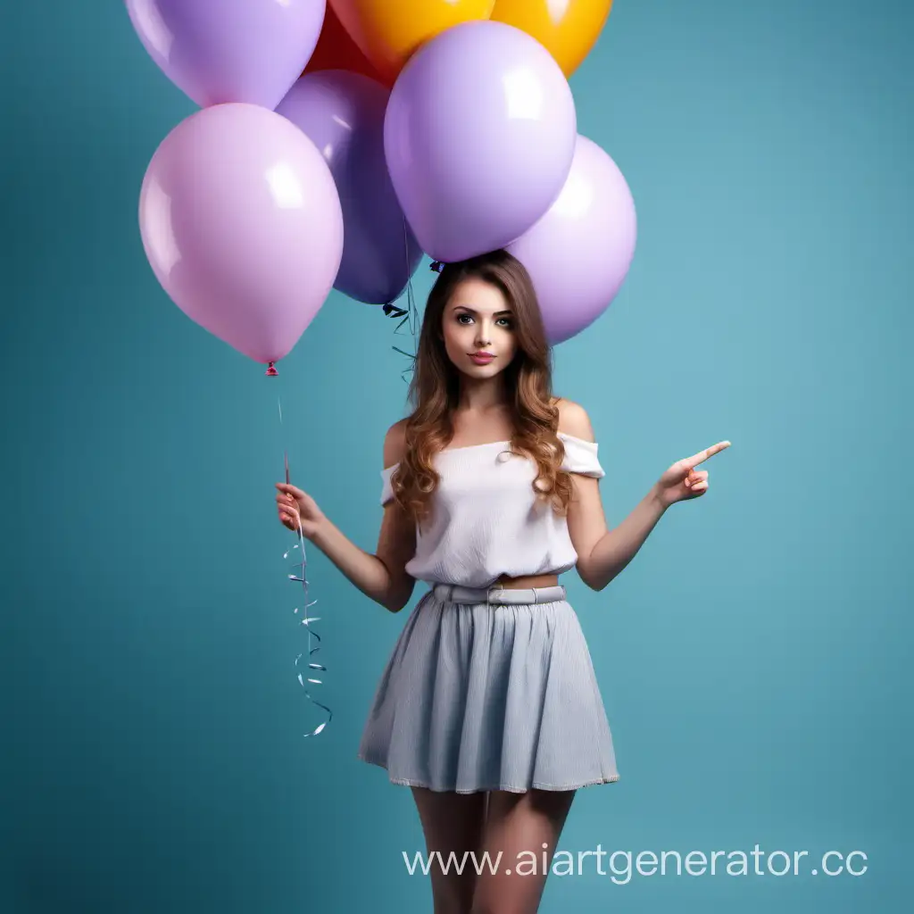 Joyful-Young-Woman-Holding-Colorful-Helium-Balloons