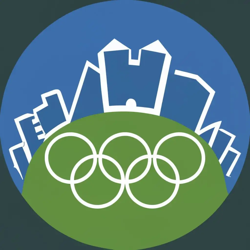 LOGO-Design-for-Olympic-Village-Dynamic-Fusion-of-Sports-and-Village-Vibe