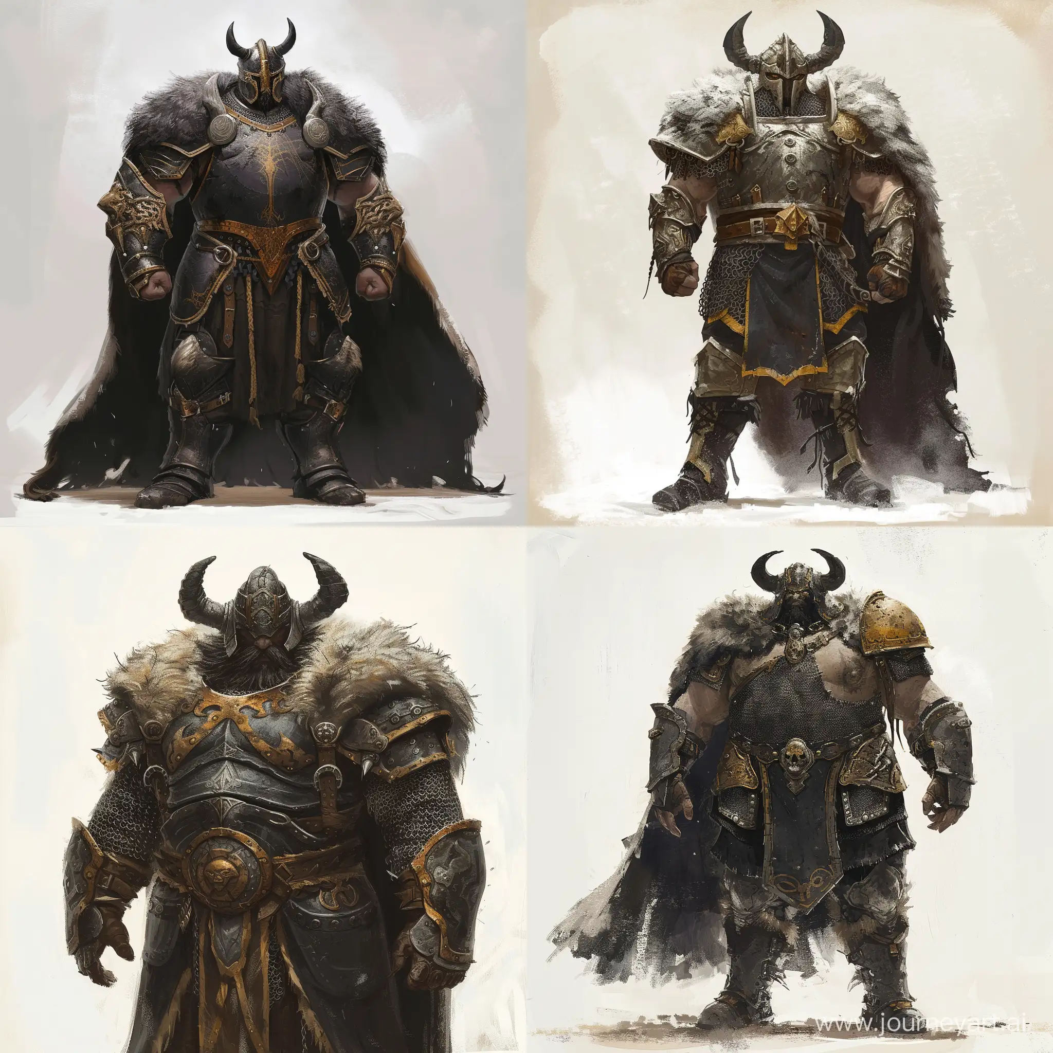 Mighty-Dungeons-and-Dragons-Warrior-in-Tainted-GoldAdorned-Armor