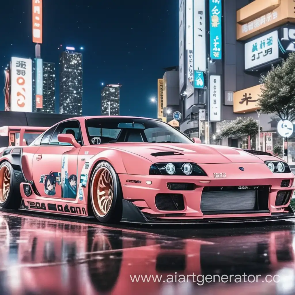 Elegant-Anime-Car-Racing-Through-Enchanting-Cityscape