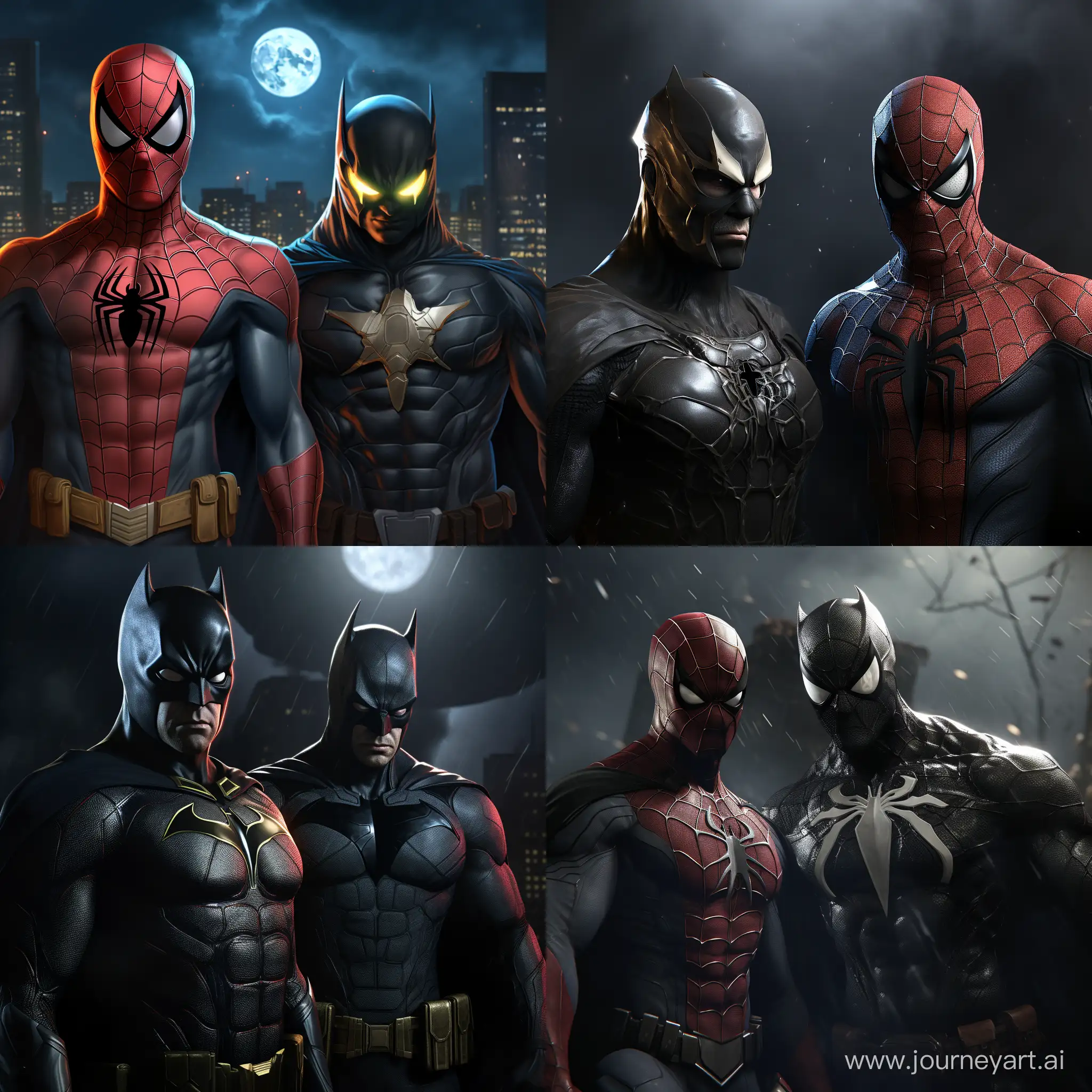 Epic-Encounter-SpiderMan-and-Batman-TeamUp-Art