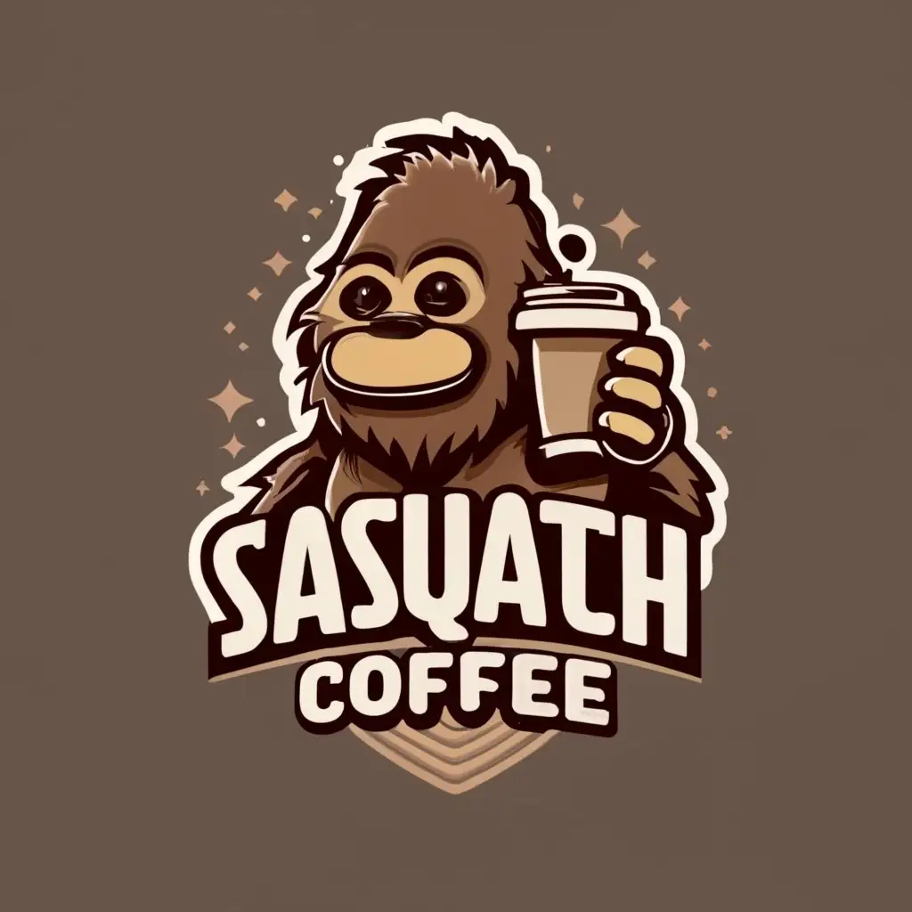 logo, YUMMY SASQUATCH, with the text "My Animal Coffee", typography, be used in Restaurant industry
