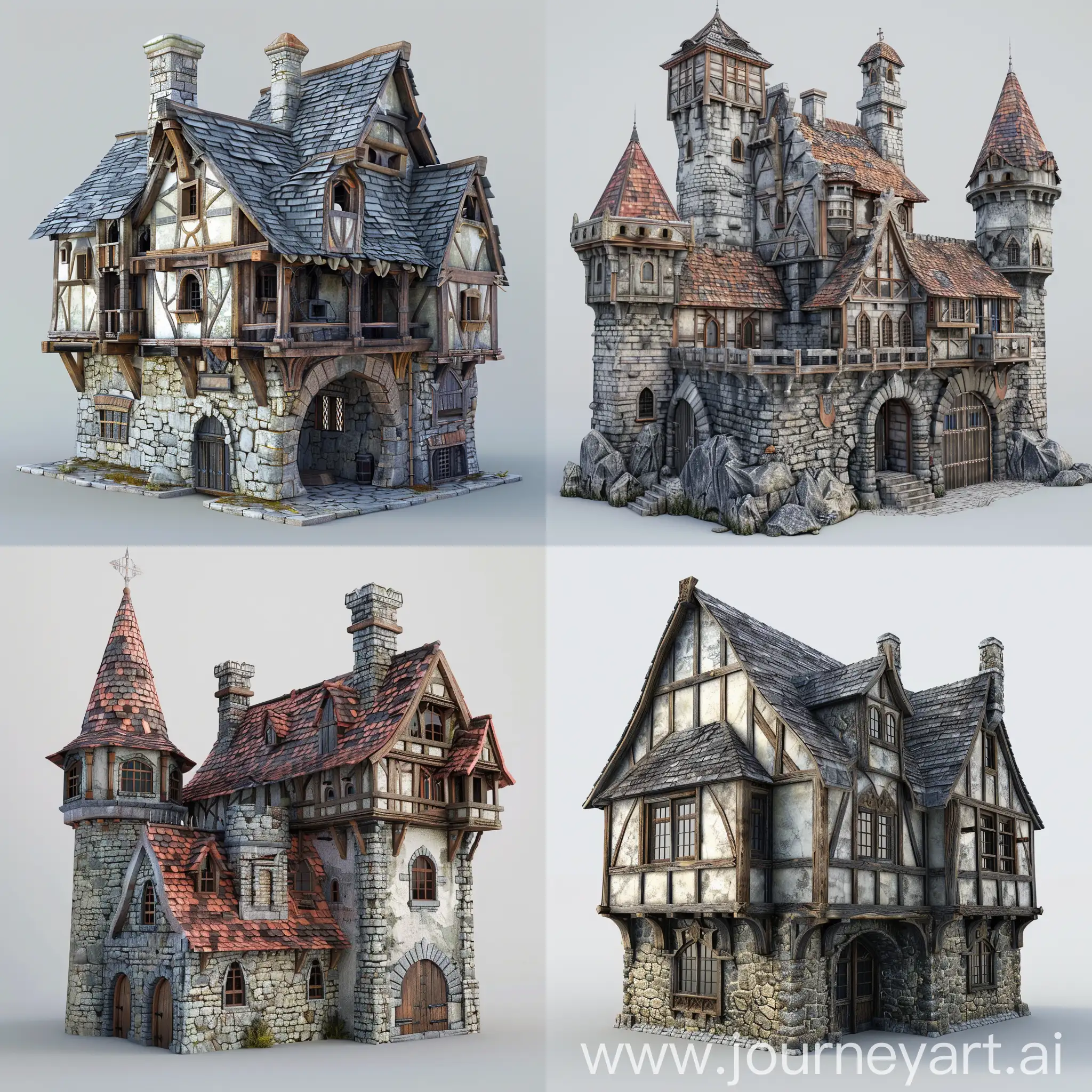 Medieval-3D-Stylized-Architecture-Building-in-11-Aspect-Ratio