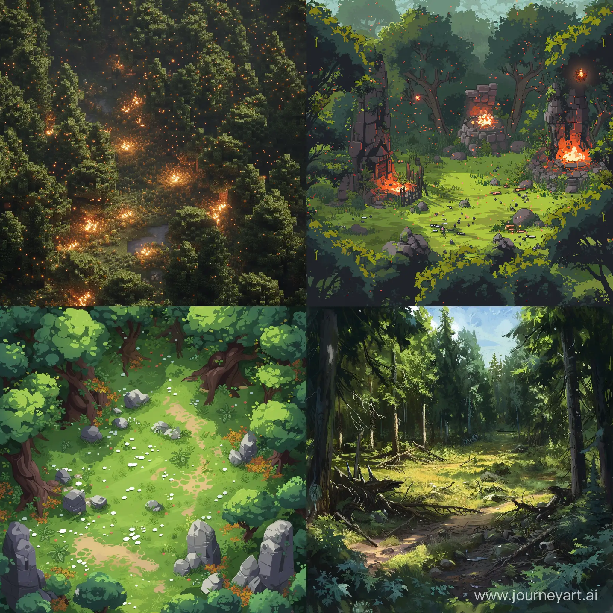 Epic-Battle-Scene-Unfolding-in-the-Heart-of-a-Mystical-Forest