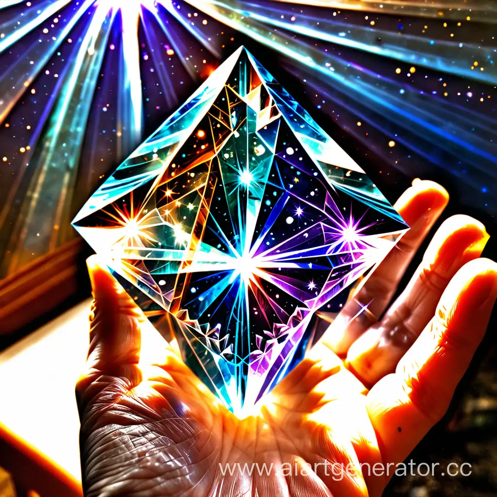 Мой кристалл звёздного рода в божественном свете