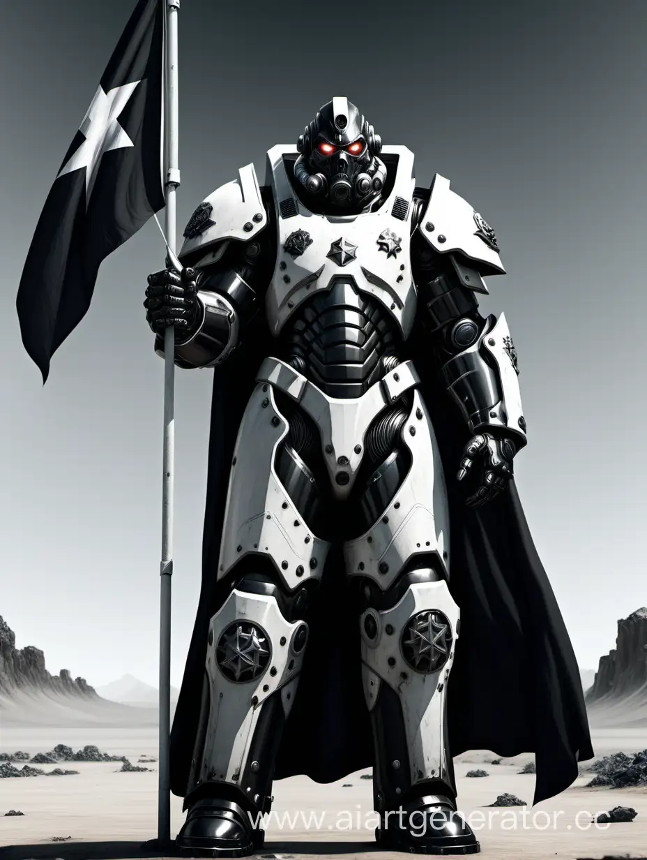 Bold-Warrior-in-Sleek-Black-Power-Armor-Bearing-a-Symbol-of-Purity