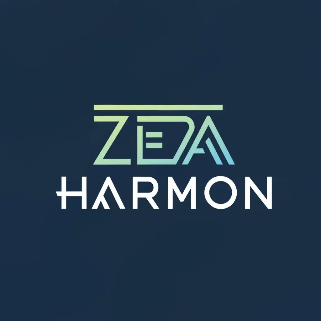 a logo design,with the text "Zera Harmon", main symbol:Keyboard,Moderate,be used in Technology industry,clear background