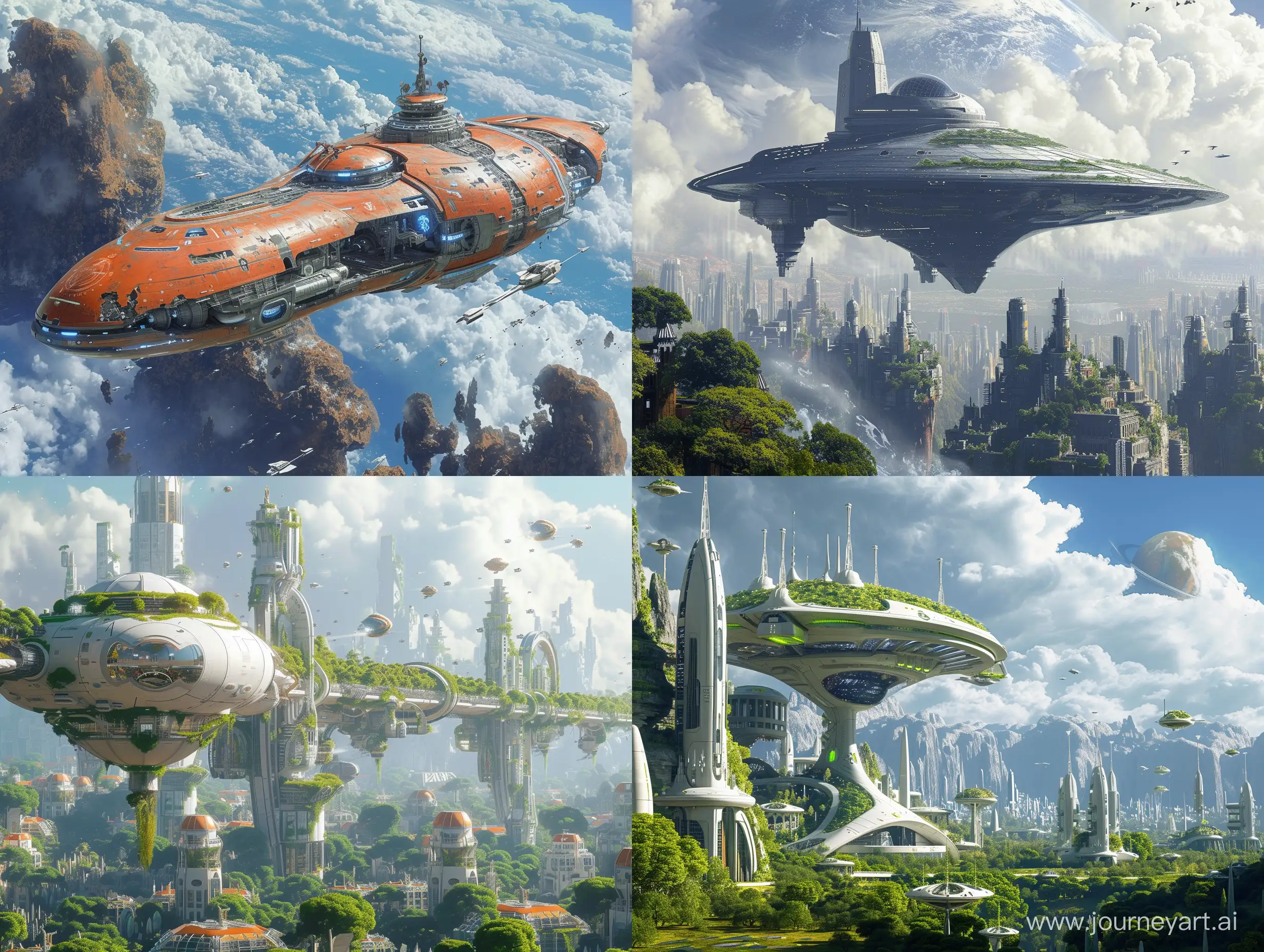 bio-utopia, spaceship, legendary, high resolution