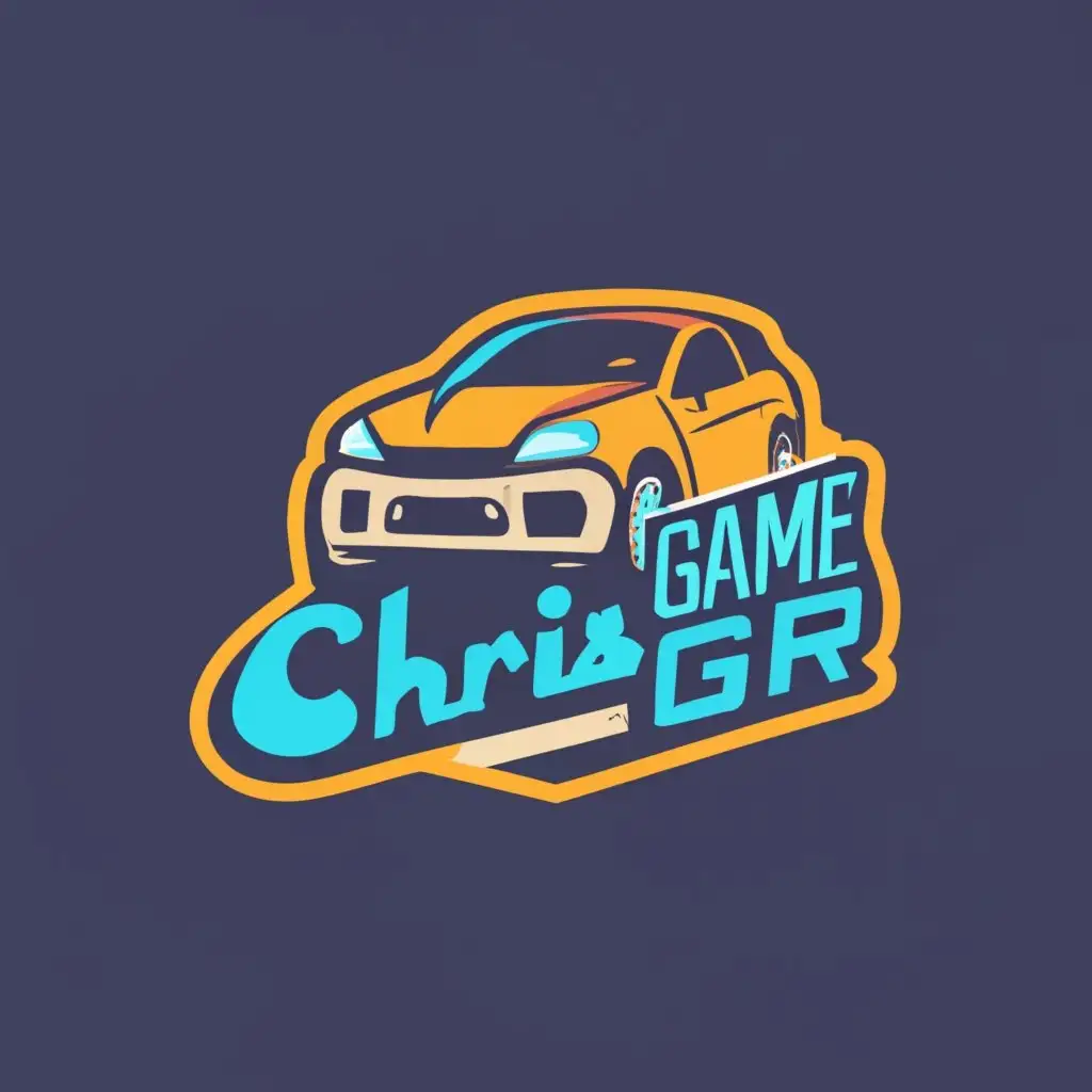 logo, Chris game gr, with the text "chris game gr", typography, be used in Automotive industry