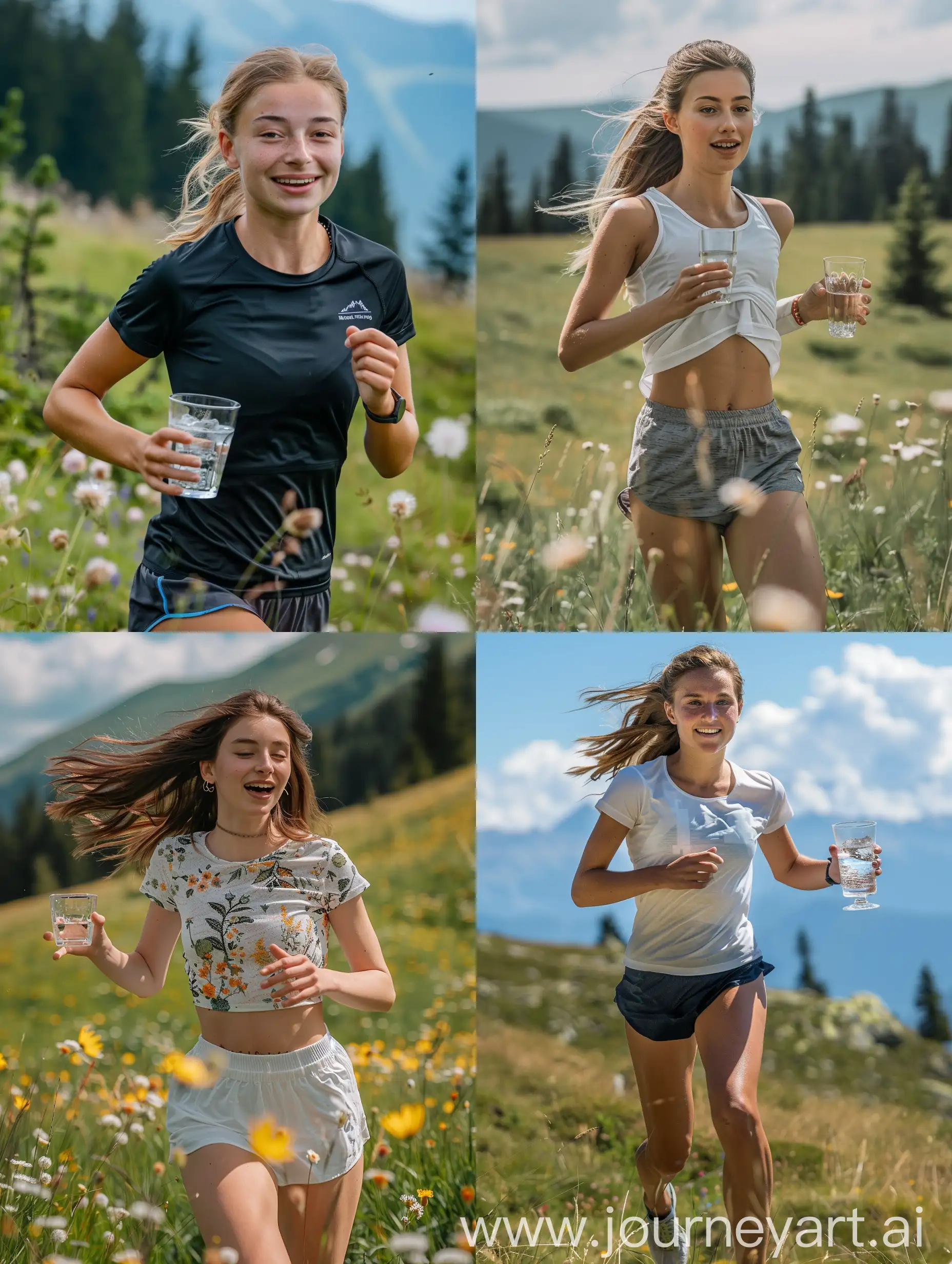 Slovak-Woman-Enjoying-Refreshing-Run-in-Tatra-Mountain-Meadow