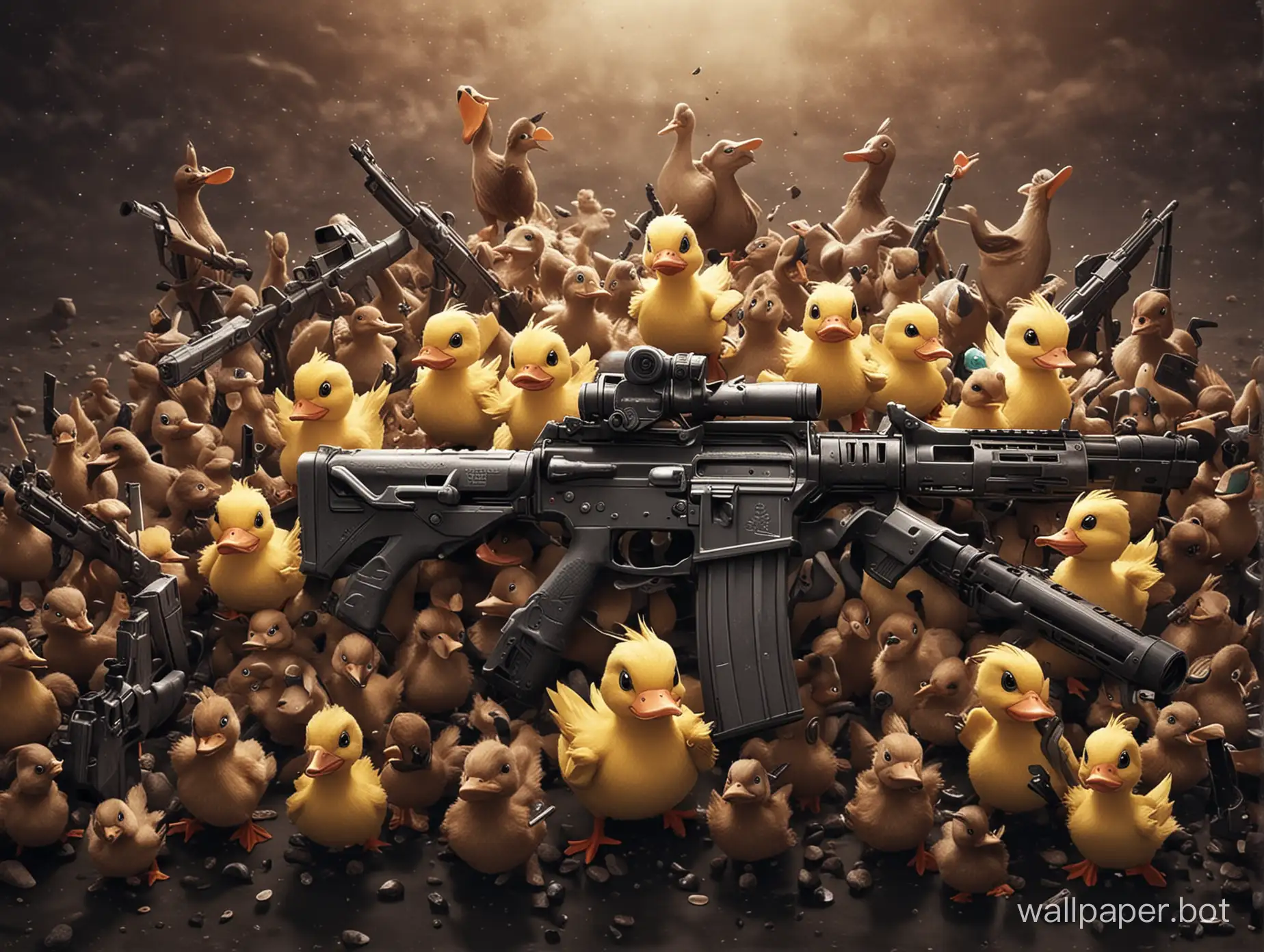 Pokemon-Trainer-Ducks-with-Black-Guns