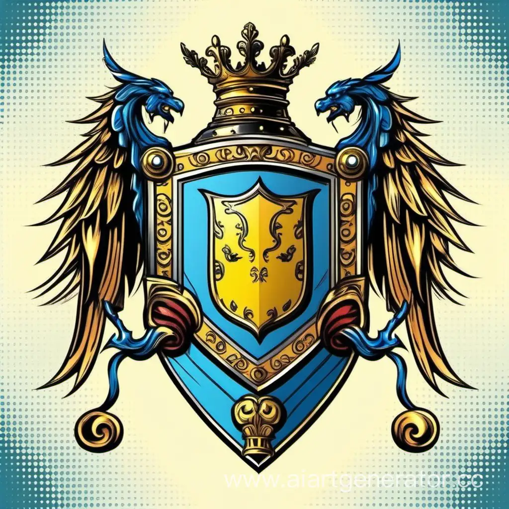 Comic-Style-Noble-Fantasy-Coat-of-Arms