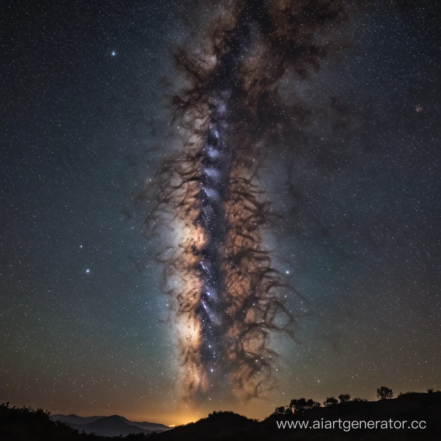 Radiant-Starlight-Illuminating-the-Night-Sky