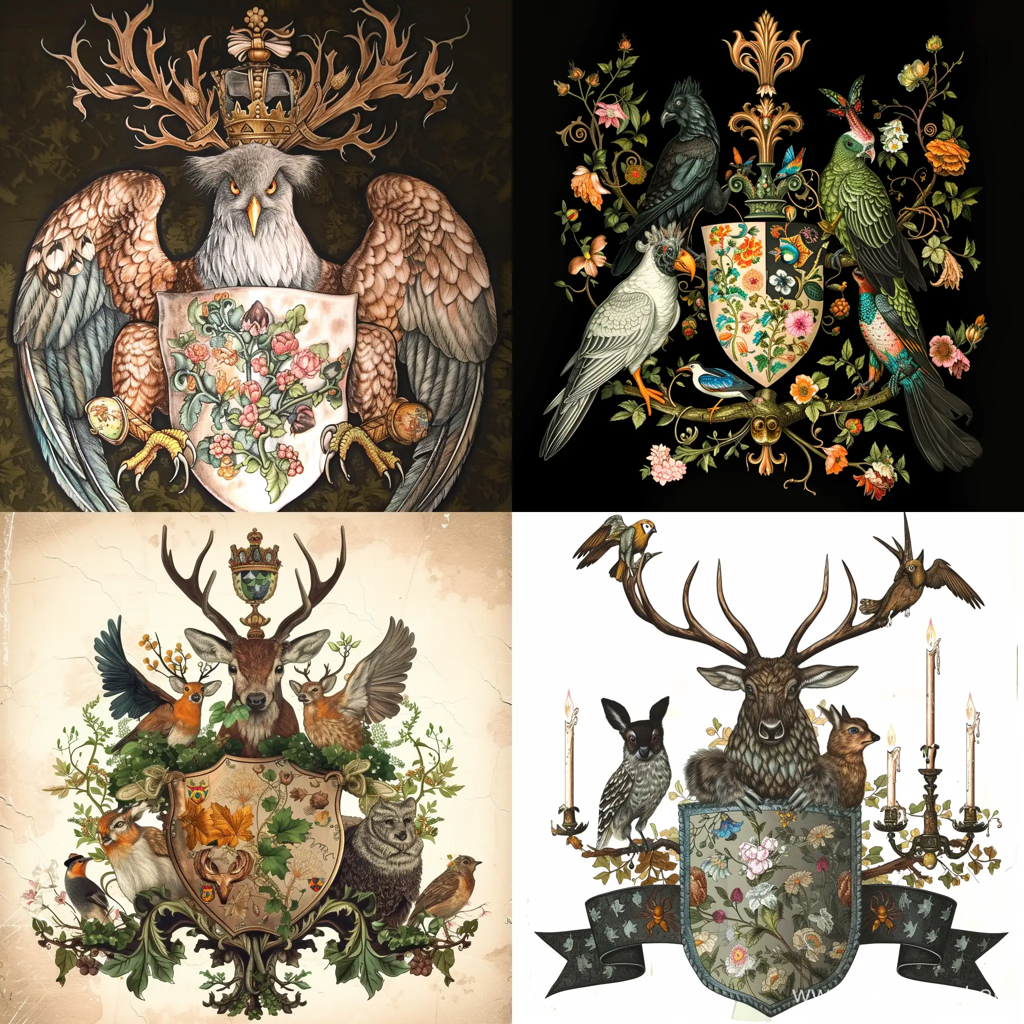 make a coat of arms of the magicians of nature