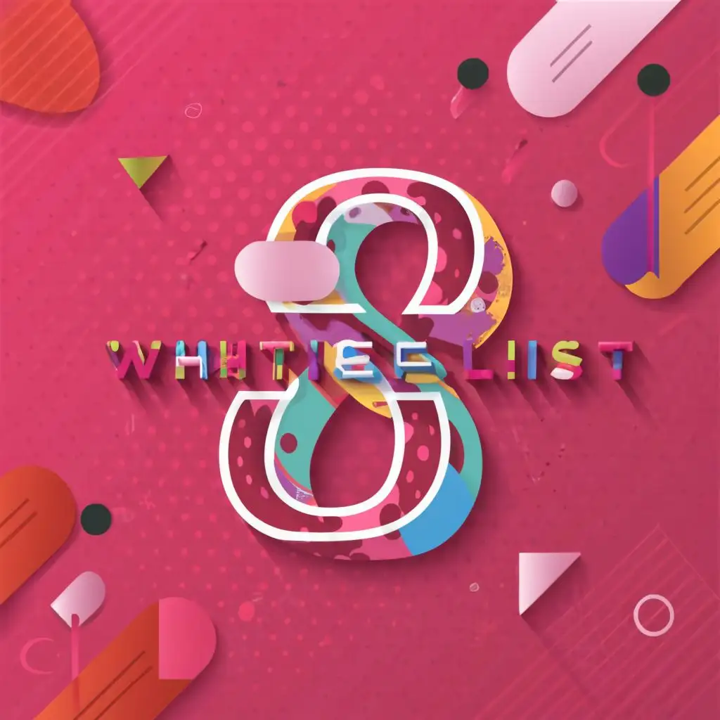 LOGO-Design-For-Whitelist-Modern-Abstract-Shapes-and-Geometric-Patterns-in-3D-Typography