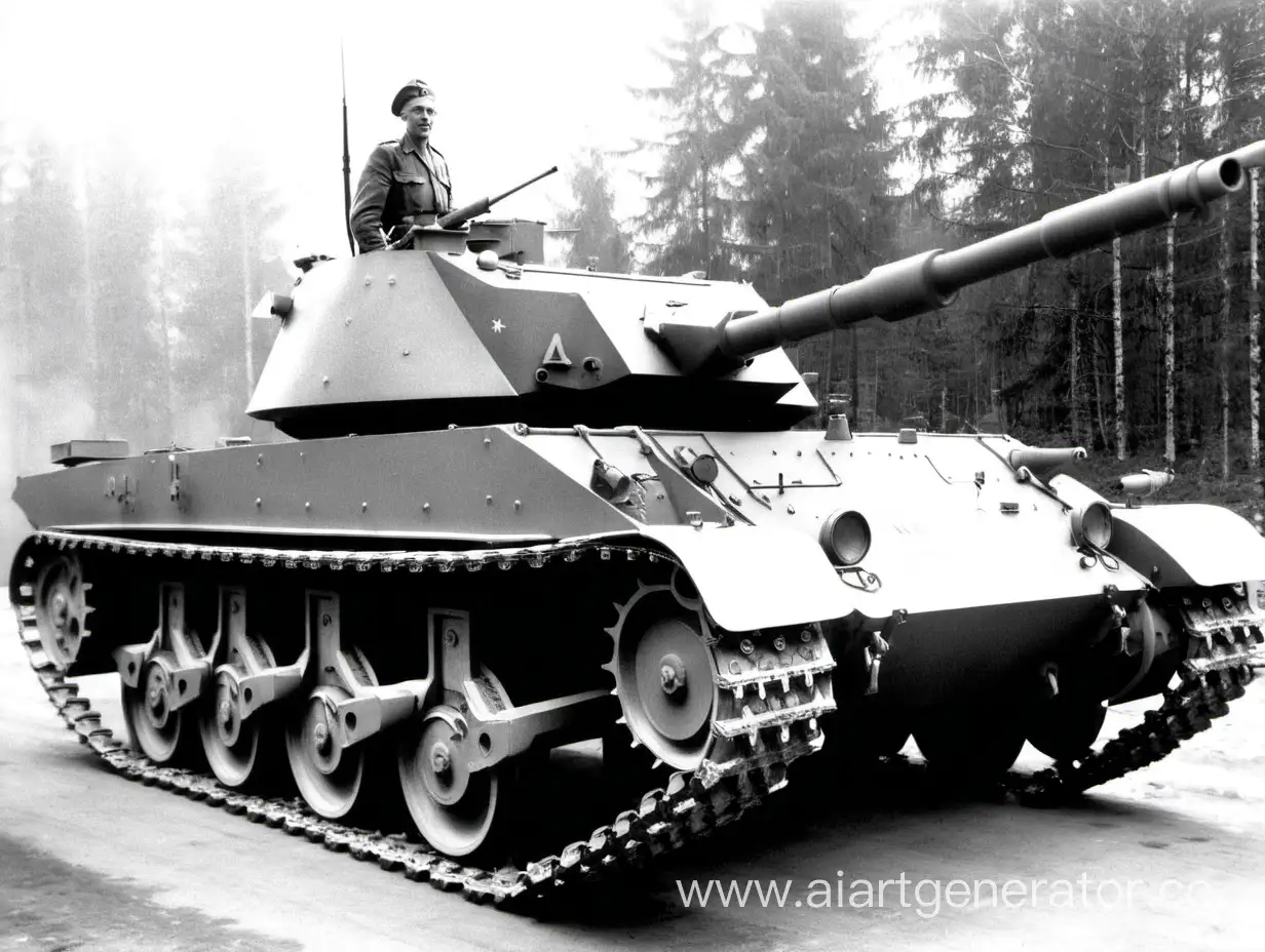 Tank prototype, 1944 - 1945, Sweden, UDES 15/16, Strv 103, Emil II, Kranvagn, IKV 90 B, IKV 72, LKV 103