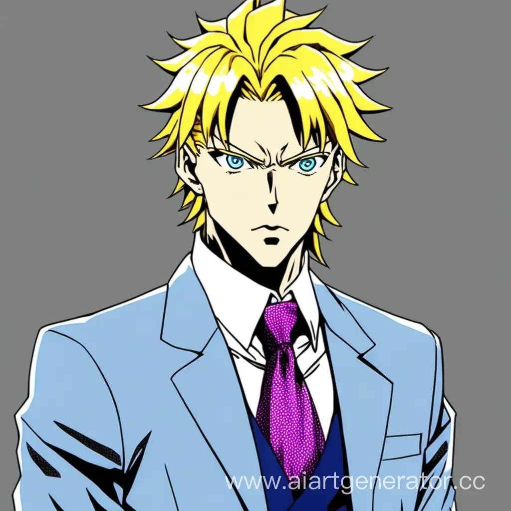 Menacing-YellowHaired-Office-Worker-Kira-Yoshikage-JoJos-Bizarre-Adventure