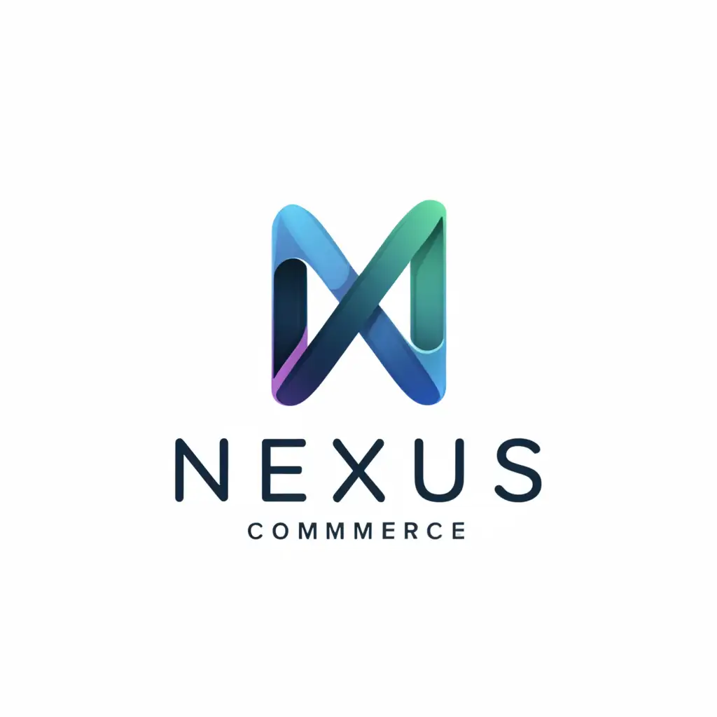 a logo design,with the text "Nexus-Commerce Agency", main symbol:NX
,Moderate,be used in Technology industry,clear background