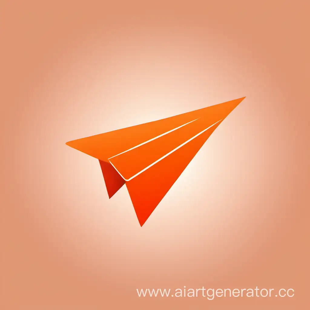 логотип для телеграм канала связанного с фактами, цвет оранжевый