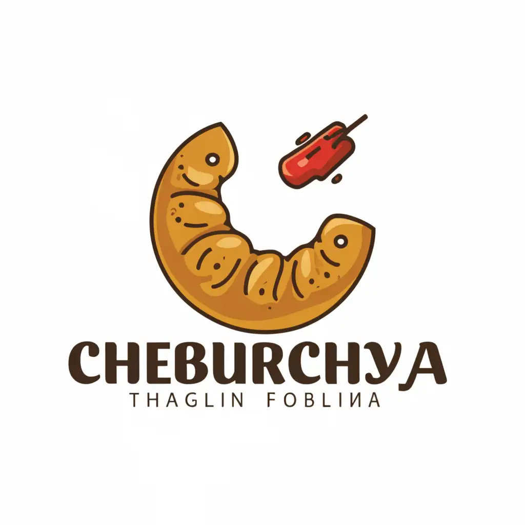 a logo design,with the text "Cheburechnaya", main symbol:Cheburek,Moderate,clear background