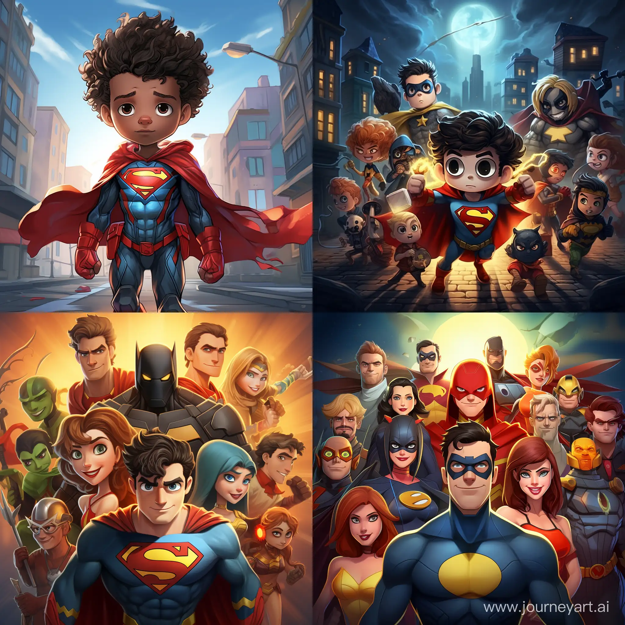 superhero cartoon