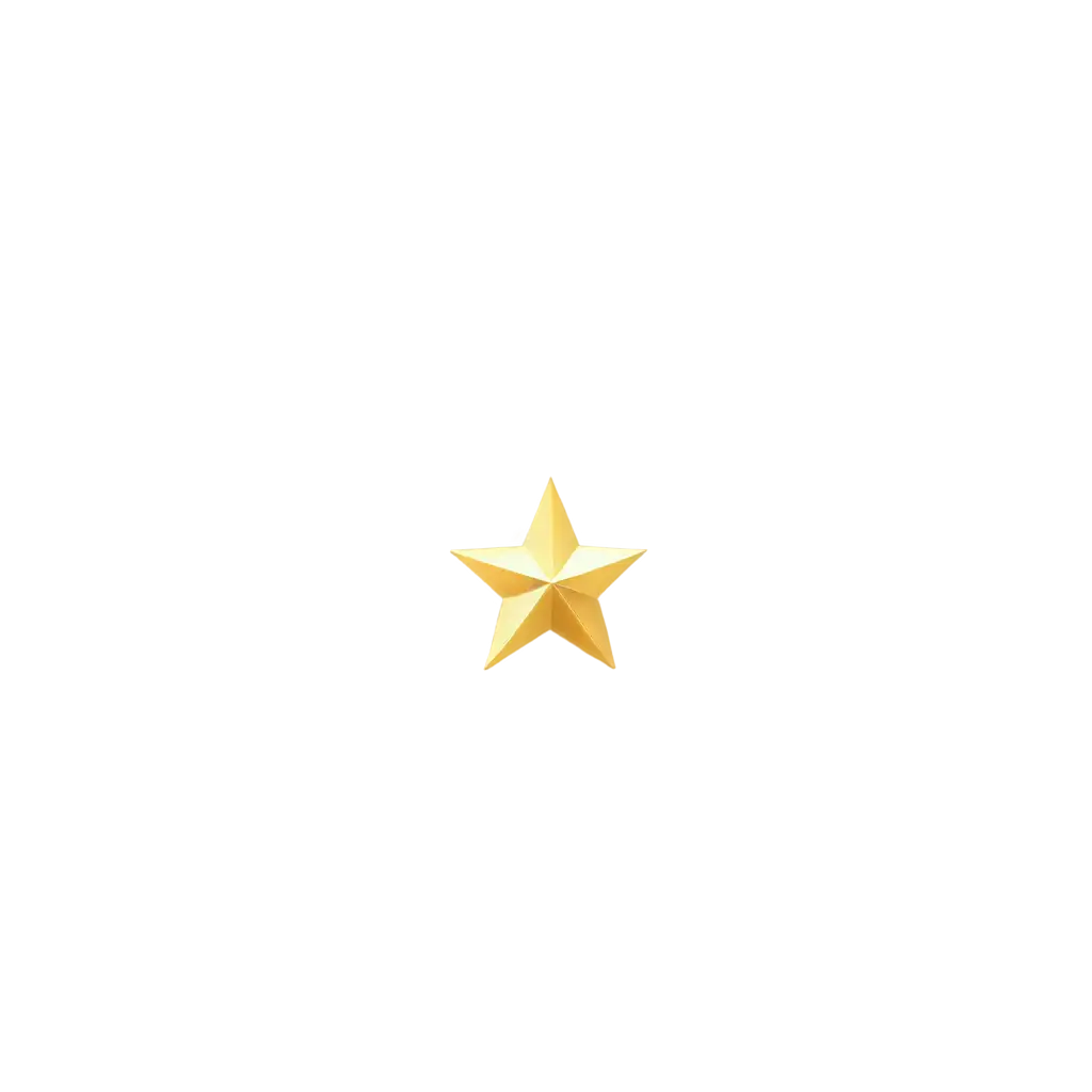 Exquisite-Gold-Star-PNG-Image-Elevate-Your-Design-with-HighQuality-Transparency