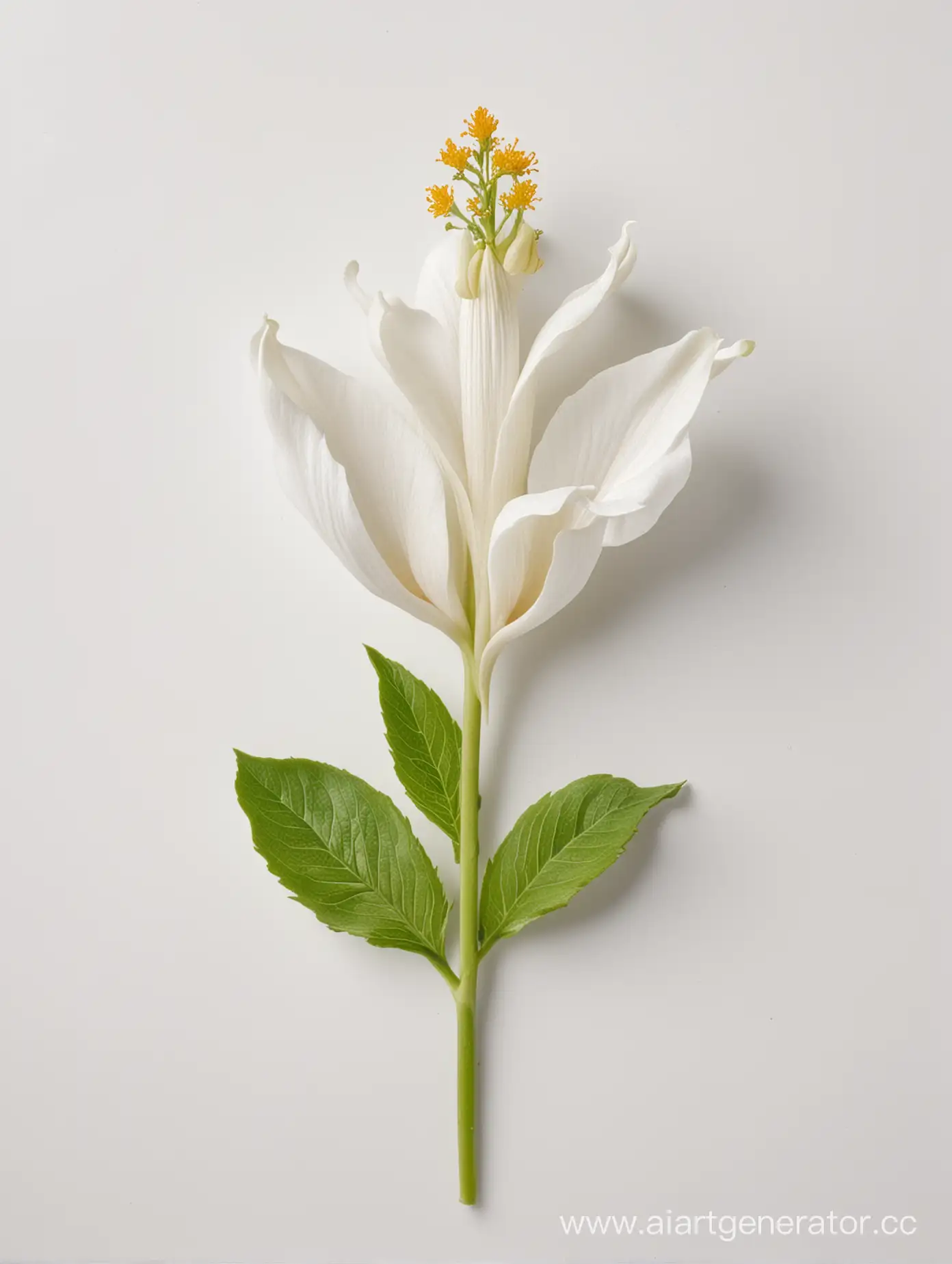 Amarnath-Flower-Blooming-on-White-Background