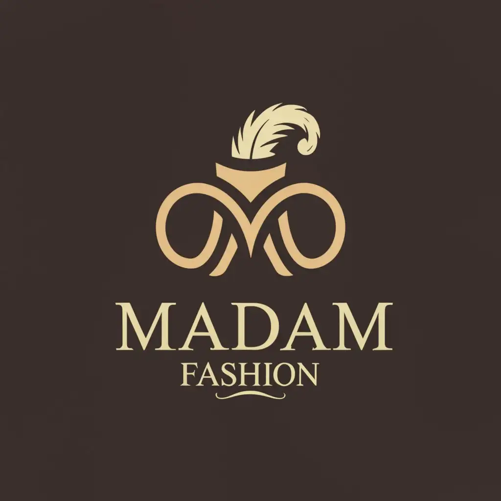 a logo design,with the text "Madam-fashion", main symbol:madam-fashion,Moderate,clear background