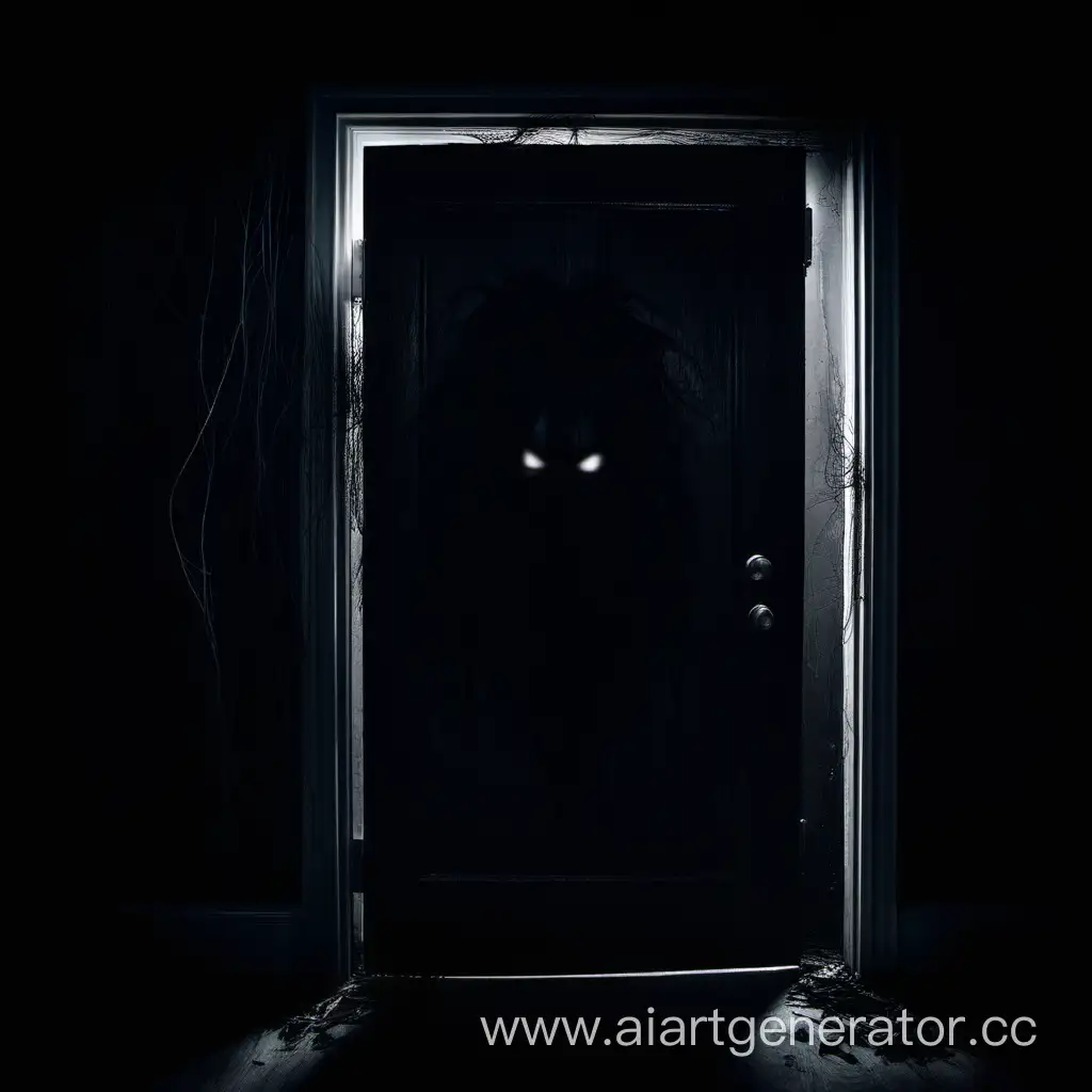 Mysterious-Dark-Doorway-with-Foreboding-Atmosphere